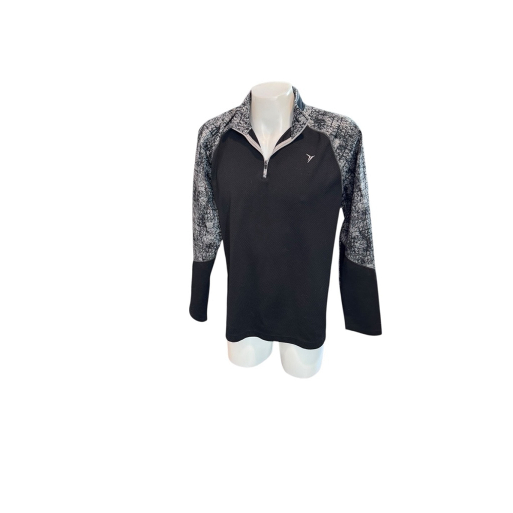 Men's Old Navy Active Long Sleeve Tee XL Black Gray